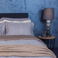 комплект постельного белья decoflux сатин 1.5 спальный versaille grey в Саратове