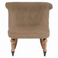 кресло amelie french country chair светло-коричневое в Саратове