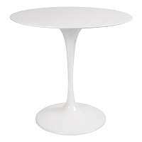 стол eero saarinen style tulip table top mdf d80 глянцевый белый в Саратове