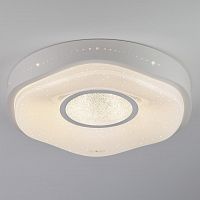 потолочный светодиодный светильник eurosvet shine 40011/1 led белый в Саратове