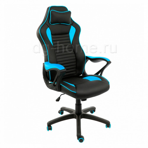 стул leon черное / голубое в Саратове