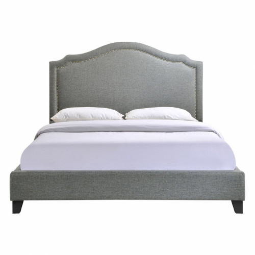 кровать cassis upholstered серая 90х200 р в Саратове