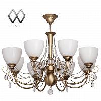 подвесная люстра mw-light фелиция 347016608 белая в Саратове