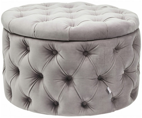 kare design пуф desire, коллекция "желание" 73*46*73, бархат, полиуретан, сосна, серый в Саратове