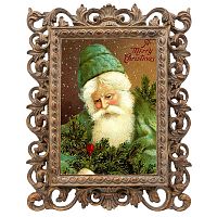 репродукция старинной рождественской гравюры a marry christmas в Саратове