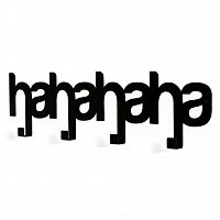 вешалка hahaha черная в Саратове