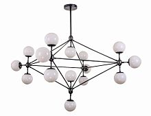 люстра modo 15 black+white черная, белые плафоны в Саратове
