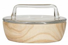 ваза настольная basket wood wide в Саратове