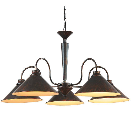 подвесная люстра arte lamp cone a9330lm-5br в Саратове