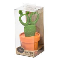 ножницы cactus с держателем, оранжевые с зеленым в Саратове