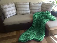 плед нежность зелёный большой в Саратове
