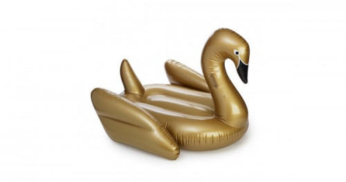 надувной круг swan золотой в Саратове