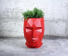 кашпо adan матовое красное 70см от vondom в Саратове