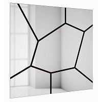 зеркало большое квадратное черное слоу-1 в Саратове