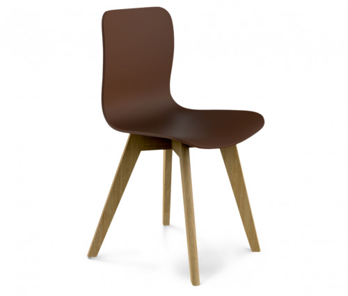 стул dsw коричневый s42 (eames style) в Саратове