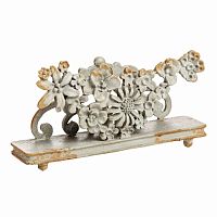 подставка для визиток pewter flower серая в Саратове
