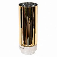 стеклянная ваза золотая 10x22 см в Саратове