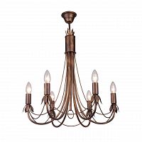 подвесная люстра toplight lucinda tl7350d-06br в Саратове