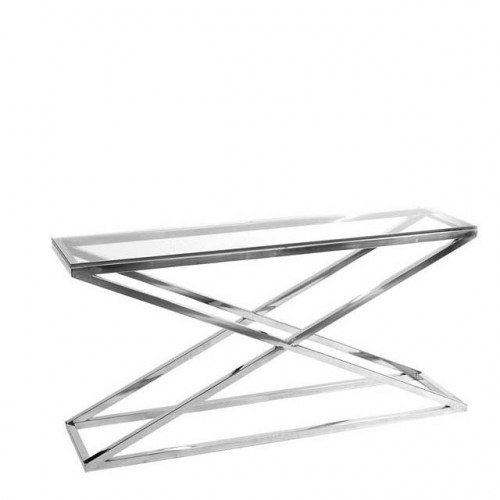 консоль criss cross от eichholtz хром в Саратове