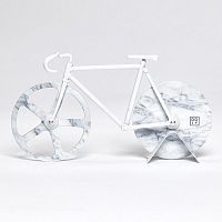 нож для пиццы из нержавеющей стали the fixie, белый мрамор в Саратове