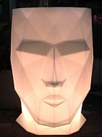 кашпо adan матовое светящееся led rgbw dmx battery 42см от vondom в Саратове