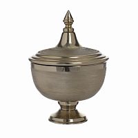 ваза aimee с крышкой золотого цвета в Саратове