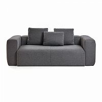 диван blok sofa 2 темно-серый от la forma (ex julia grup) в Саратове