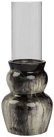 подсвечник фигурный серый со стеклом colors grey, 76 см в Саратове