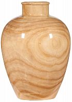 ваза деревянная объемная с узким горлышком 50 см jacob в Саратове