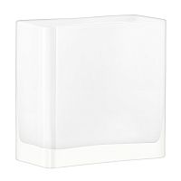 ваза прямоугольная modular 20 x20x10 см белая в Саратове