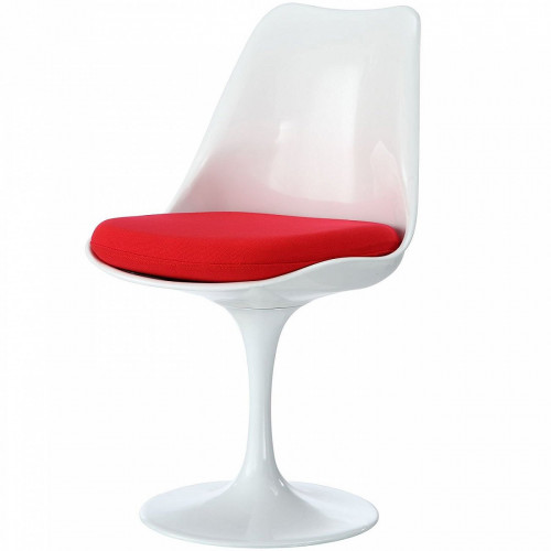 стул eero saarinen style tulip chair красная подушка в Саратове