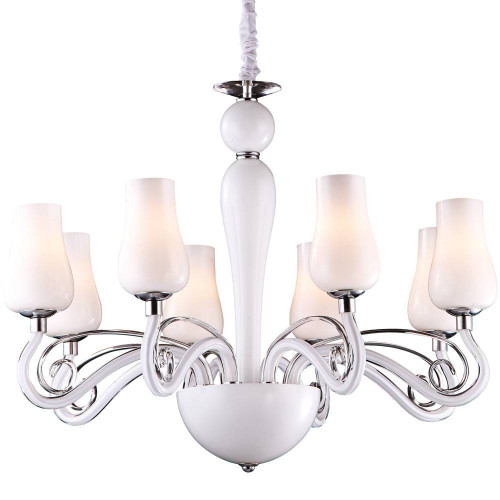 подвесная люстра arte lamp biancaneve a8110lm-8wh в Саратове