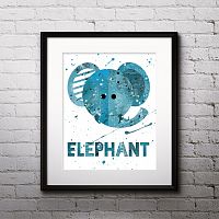 постер elephant а4 в Саратове