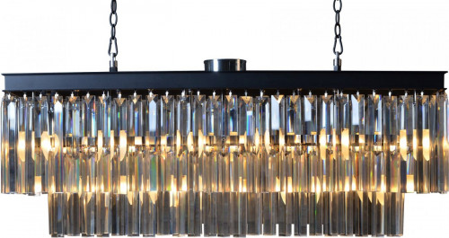 люстра odeon l110 black&glass чёрная, прозрачная в Саратове