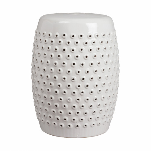 керамический столик-табурет cutwork garden stool белый в Саратове