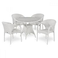 комплект плетеной мебели white на 4 персоны в Саратове