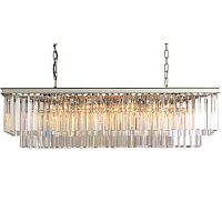 люстра odeon l120 серая(металлик), прозрачное стекло в Саратове