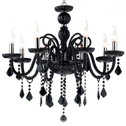 подвесная люстра ideal lux giudecca sp8 nero в Саратове