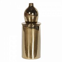 ваза керамическая объемная podium золото на золотой подставке в Саратове