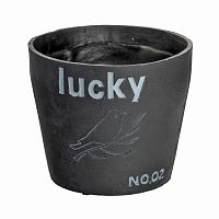 цветочный горшок lucky чёрный в Саратове