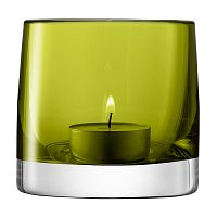 подсвечник стеклянный зеленый для чайной свечи light colour, 8,5 см в Саратове